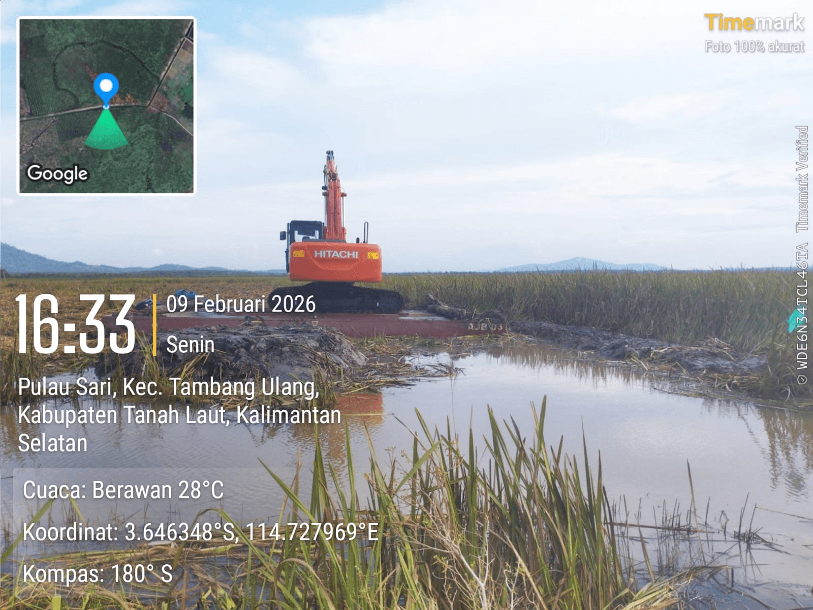 Pembukaan & Normalisasi Saluran Lahan Basah - Dokumentasi Proyek Mulya Jaya Konstruksi